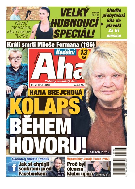 Nedělní AHA! - 15.4.2018