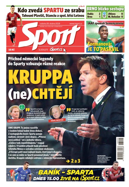 Sport - 28.4.2018