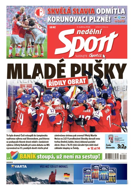 Nedělní Sport - 6.5.2018