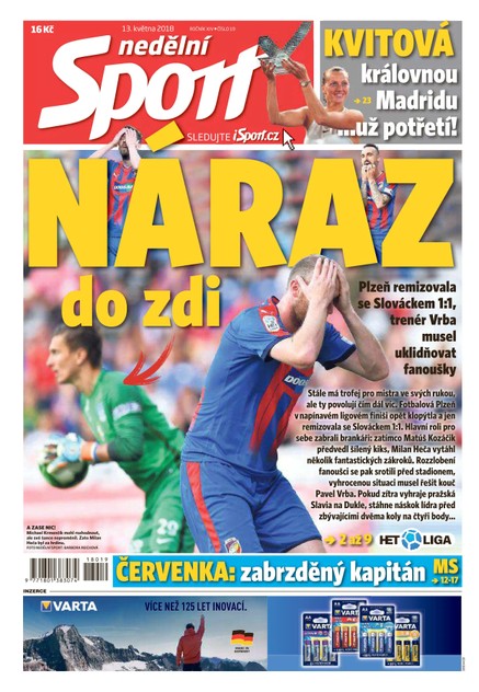 Nedělní Sport - 13.5.2018