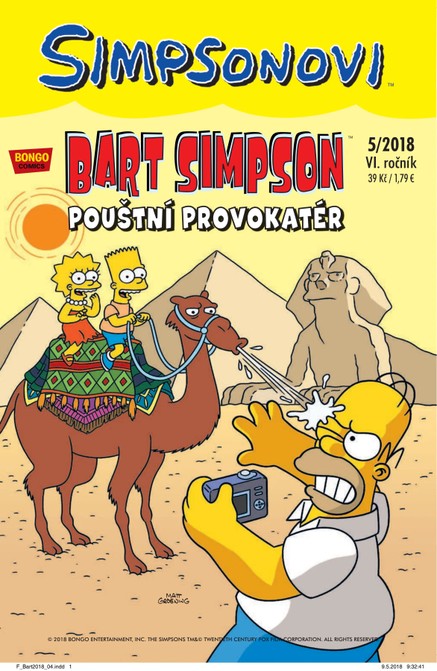 Bart Simpson 5/2018: Pouštní provokatér