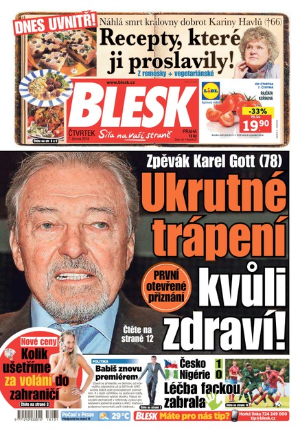 Blesk - 7.6.2018