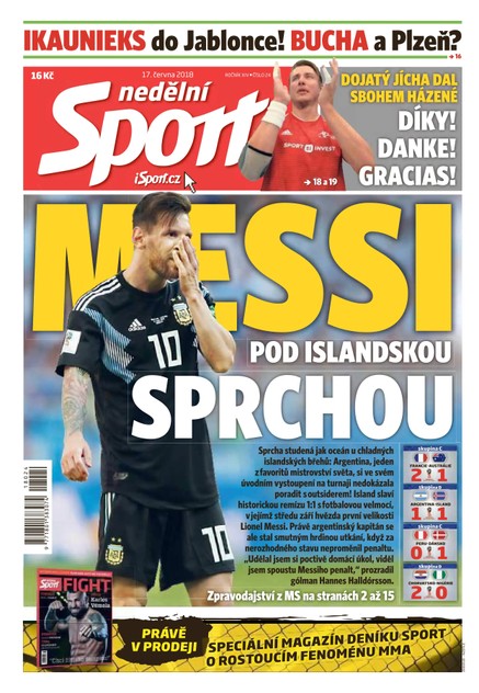 Nedělní Sport - 17.6.2018