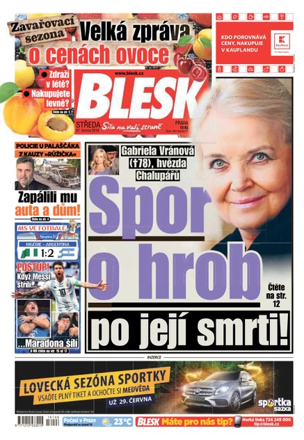 Blesk - 27.6.2018