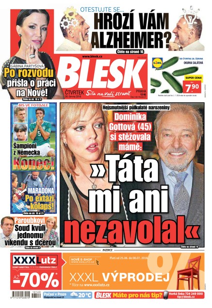 Blesk - 28.6.2018