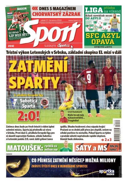 Sport - 27.7.2018