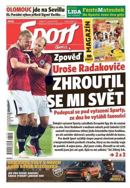 Sport - 17.8.2018