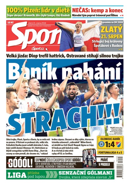 Sport - 21.8.2018