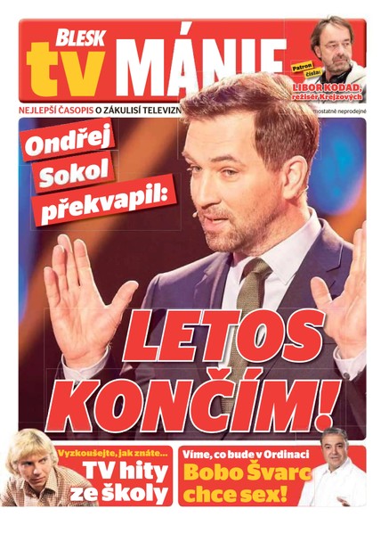 Blesk Tv manie - 8.9.2018
