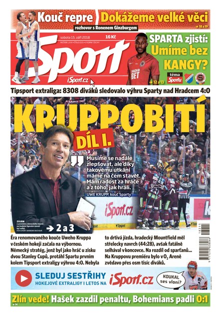 Sport - 15.9.2018