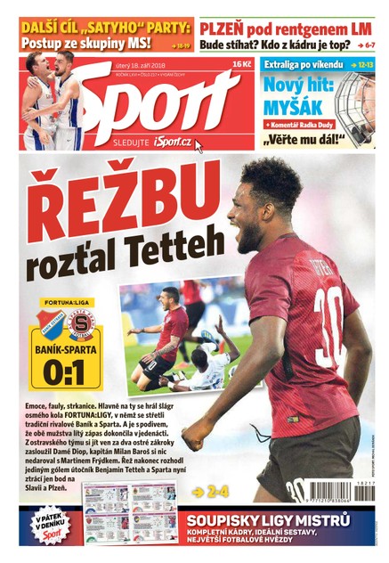 Sport - 18.9.2018