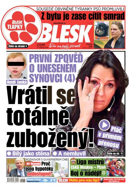 Blesk - 27.11.2018
