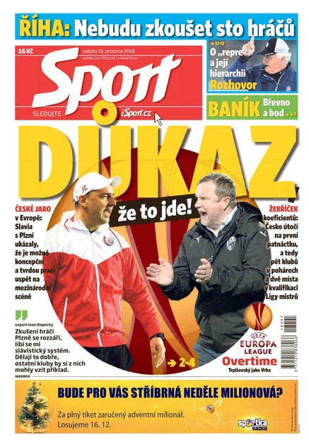 Sport - 15.12.2018