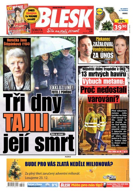Blesk - 22.12.2018