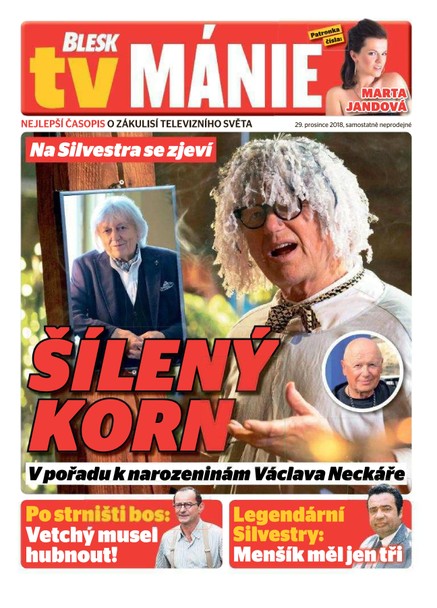Blesk Tv manie - 29.12.2018
