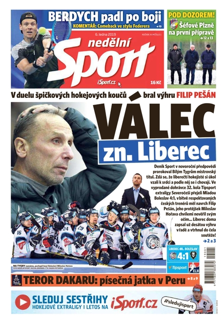 Nedělní Sport - 6.1.2019