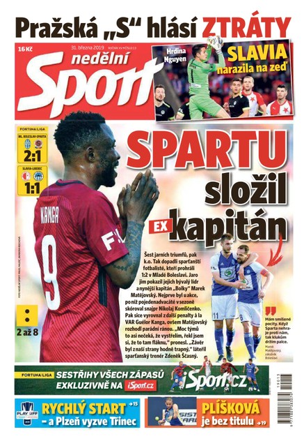 Nedělní Sport - 31.3.2019