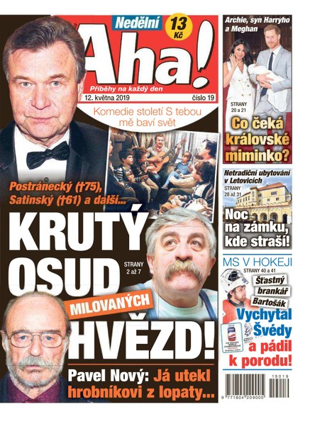 Nedělní AHA! - 12.5.2019