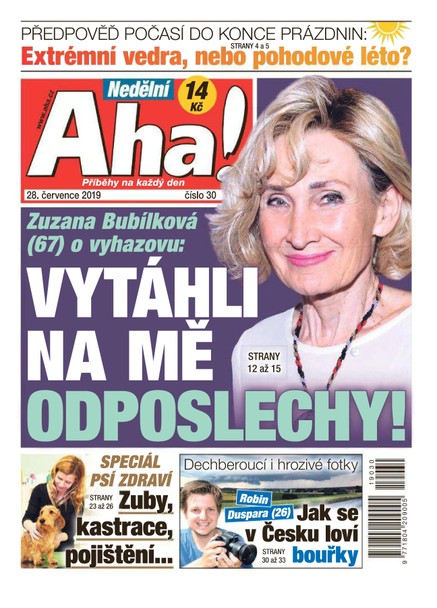 Nedělní AHA! - 28.7.2019