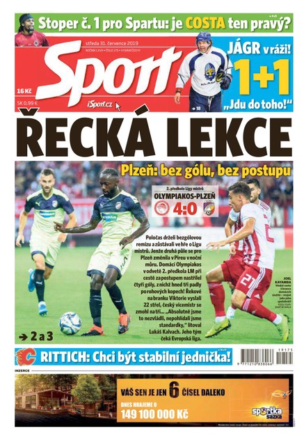 Sport - 31.7.2019