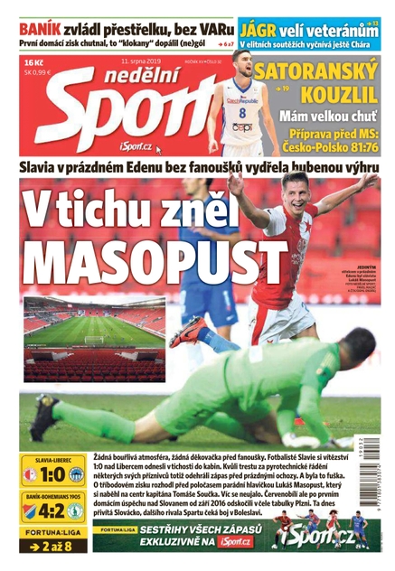 Nedělní Sport - 11.8.2019