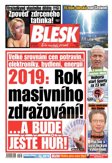 Blesk - 13.8.2019
