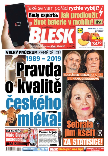Blesk - 15.8.2019