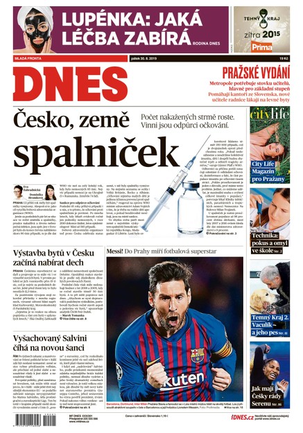 MF DNES - 30.8.2019