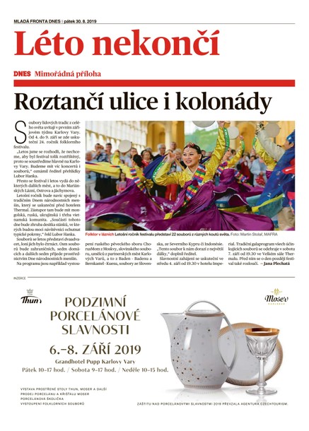 MF DNES extra Karlovarský - 30.8.2019