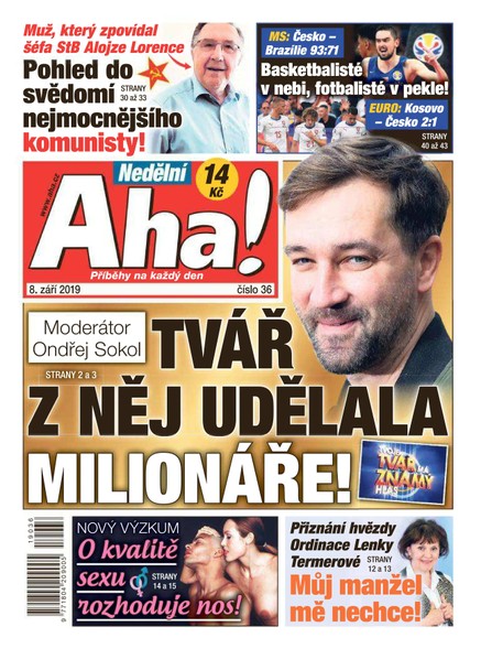 Nedělní AHA! - 8.9.2019