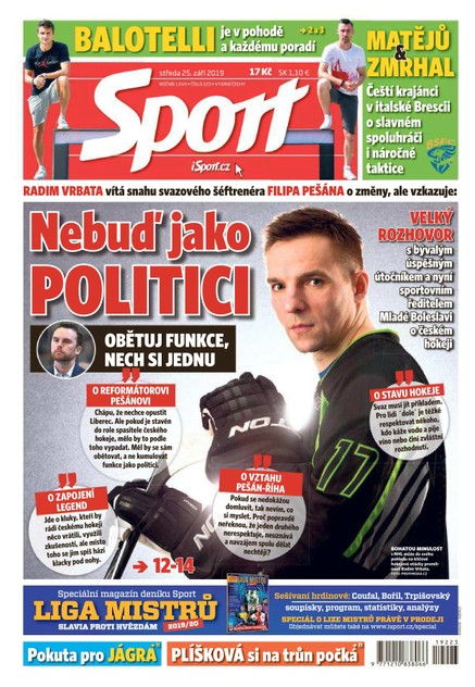 Sport - 25.9.2019