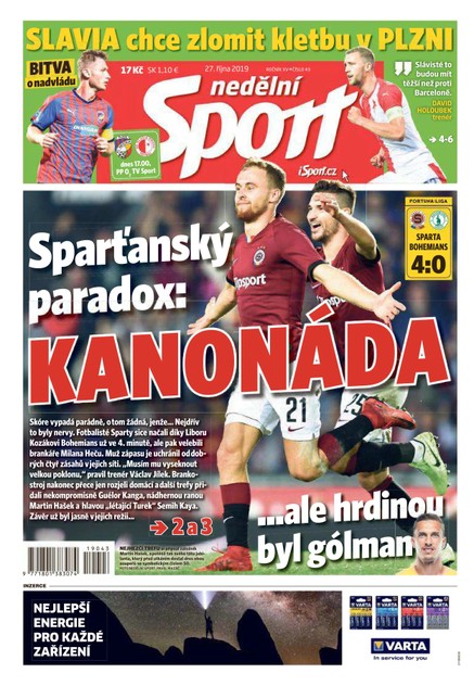 Nedělní Sport - 27.10.2019