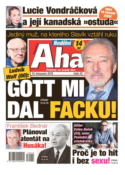 Nedělní AHA! - 10.11.2019
