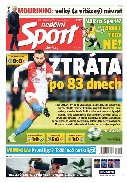 Nedělní Sport - 24.11.2019