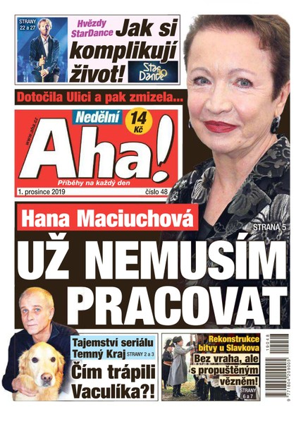 Nedělní AHA! - 1.12.2019