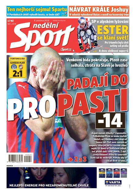 Nedělní Sport - 8.12.2019