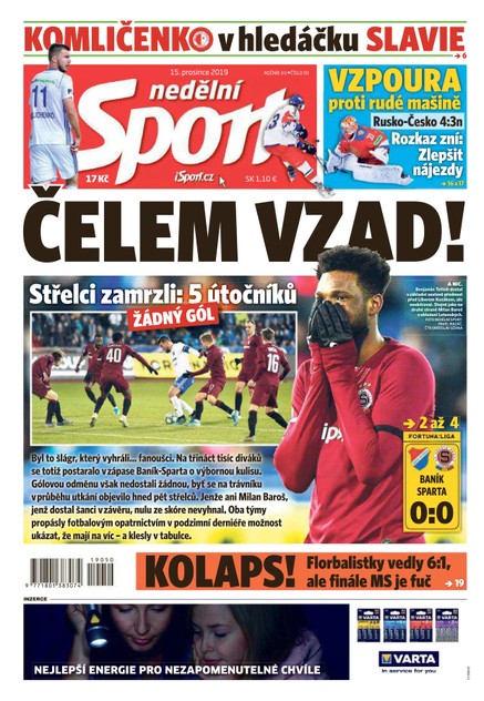 Nedělní Sport - 15.12.2019