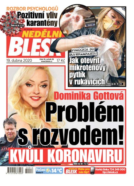 Nedělní Blesk - 19.4.2020
