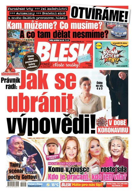 Blesk - 20.4.2020