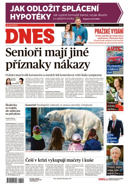 MF DNES - 28.4.2020