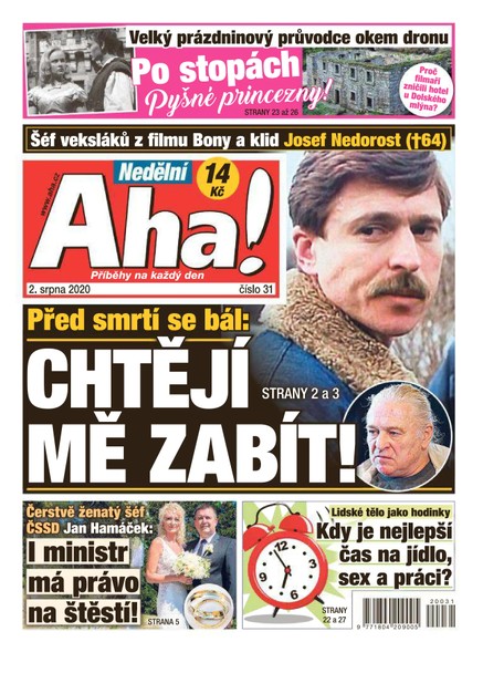 Nedělní AHA! - 2.8.2020