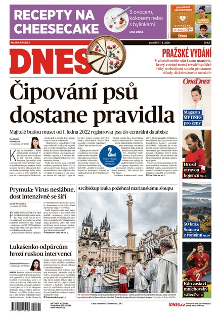 MF DNES - 17.8.2020