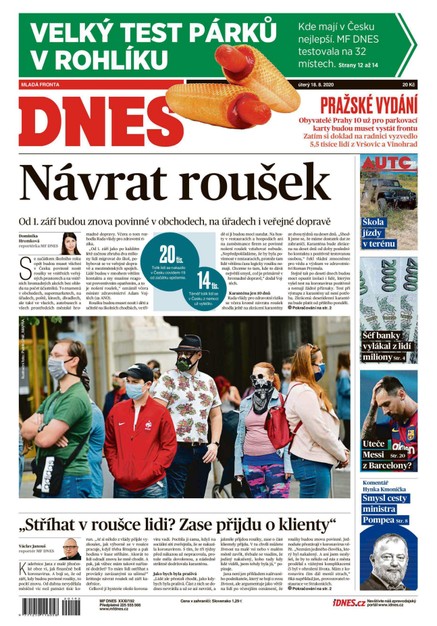 MF DNES - 18.8.2020