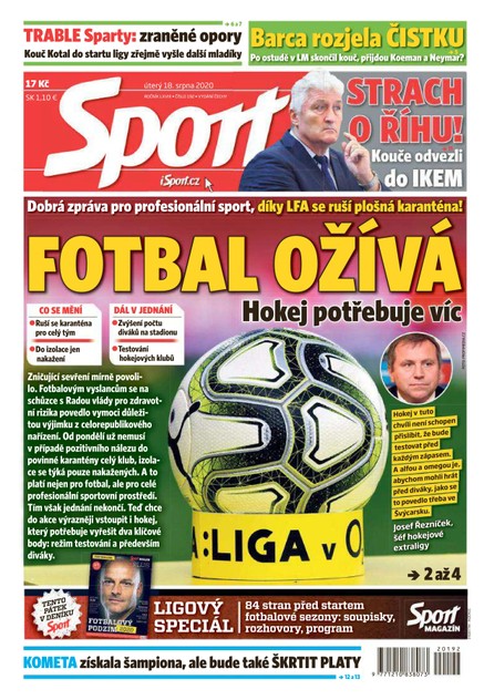 Sport - 18.8.2020