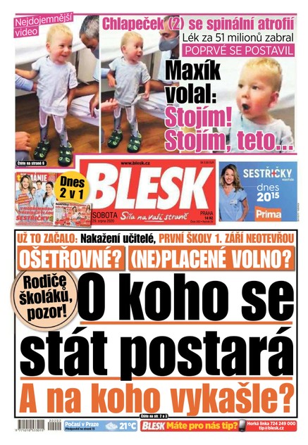 Blesk - 29.8.2020