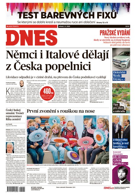 MF DNES - 2.9.2020