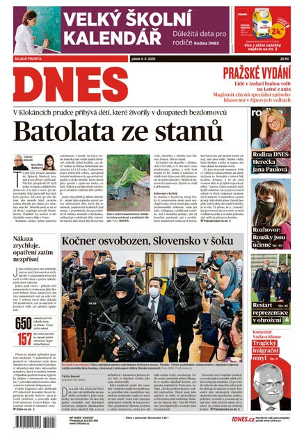 MF DNES - 4.9.2020