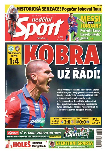 Nedělní Sport - 20.9.2020