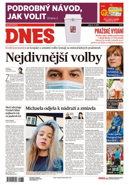 MF DNES - 2.10.2020