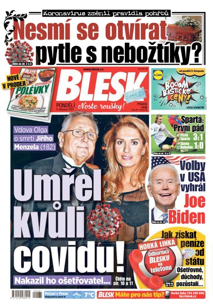Blesk - 9.11.2020